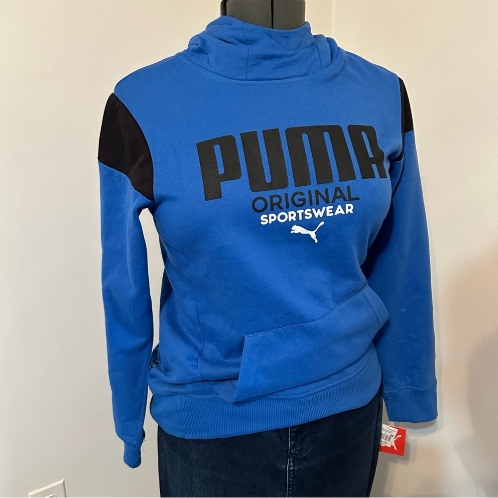 NWT Puma blue hoodie size Large